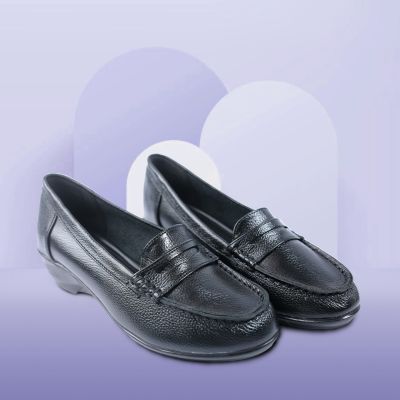 Women Leather Wedge Pumps sandal
