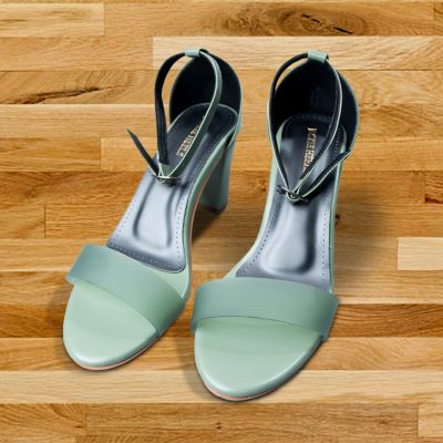 Women PU Party Block Heels
