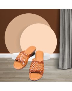 woven Design Wedge Heels