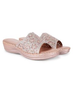Women Leather Wedge sandal