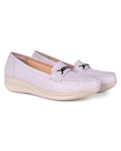Women Leather Wedge Pumps loafers