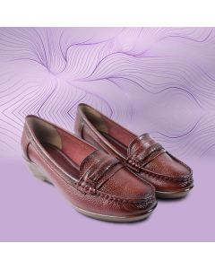 Women Leather Wedge Pumps shoes
