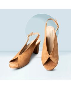 Women Suede Block Toes