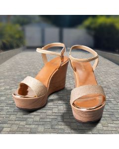 Women Embellished Wedge Sandals
